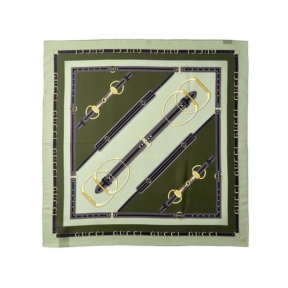 Gucci Accessories - Gucci Printed Silk Twill Carre